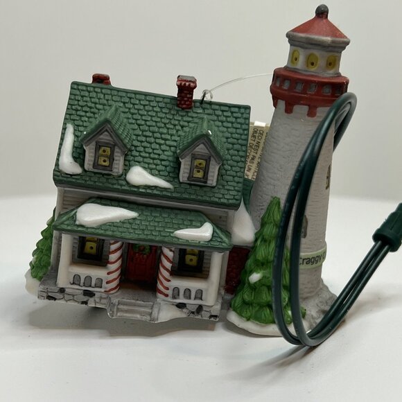 Dept 56 Craggy Cove Lighthouse Christmas Tree Ornament from 1998 - Picture 5 of 9
